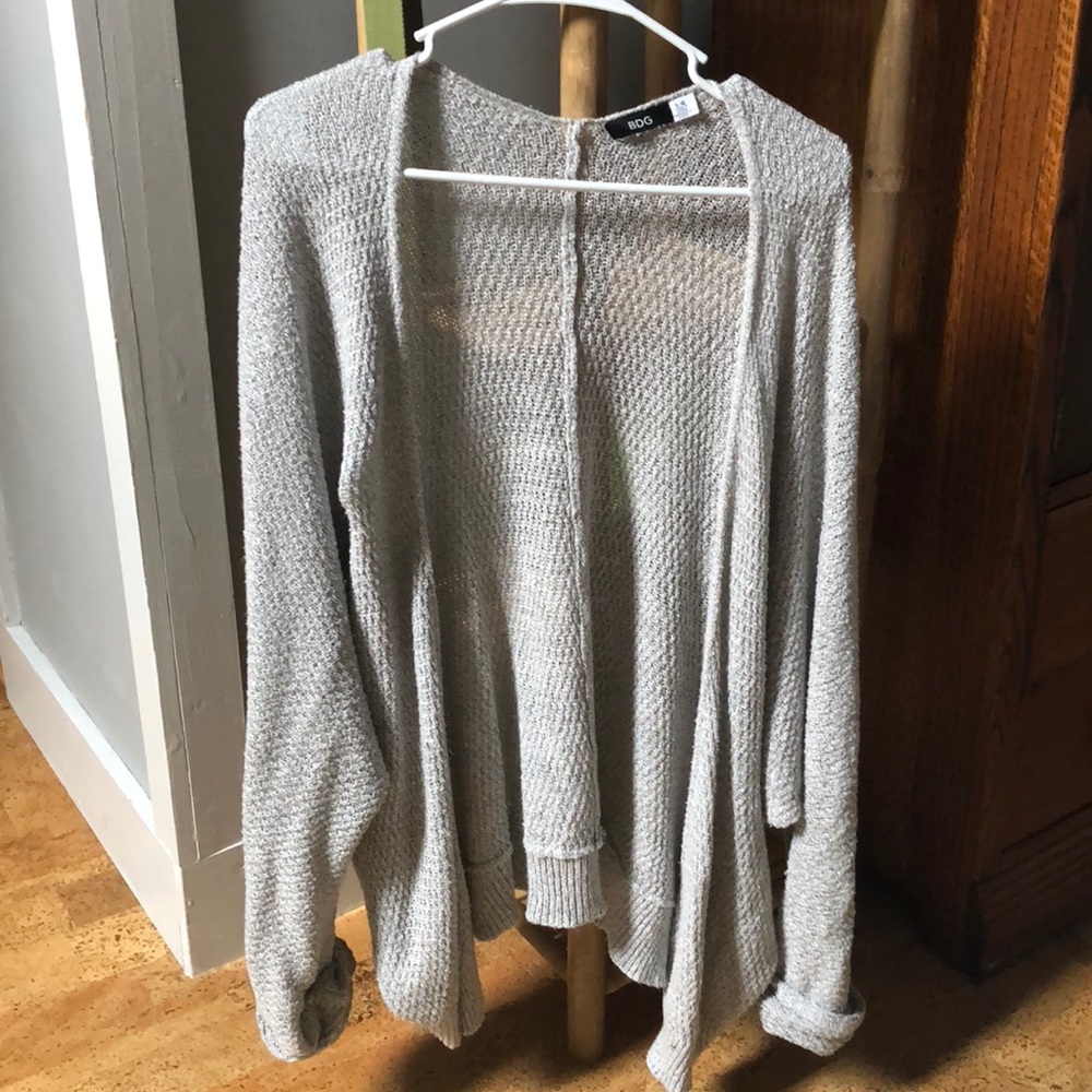 Tan/grey sweater